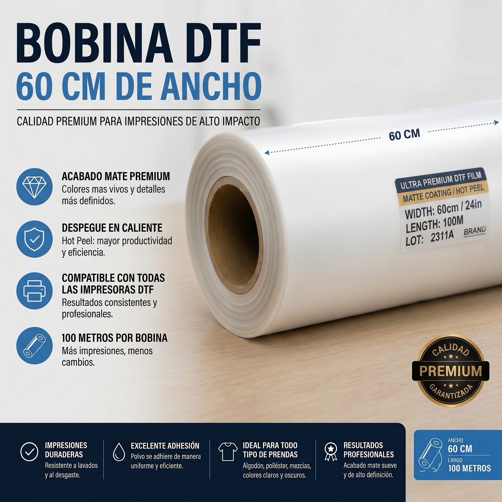 Tintas DTF profesionales en envases de 1 litro